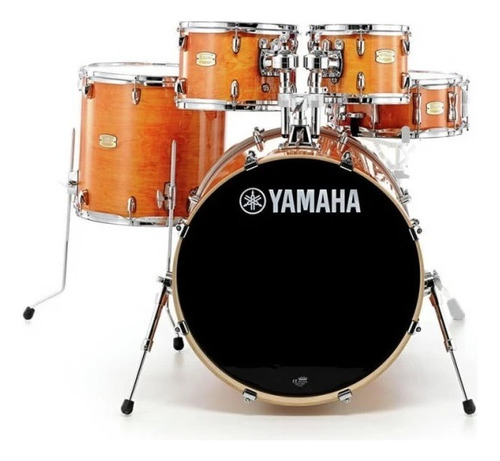 Batería Acústica Stage Custom Yamaha Sbp0f5ha Honey Ambar Color Naranja Claro