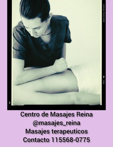 Masajes Relajantes- Terapéuticos- Descontracturantes- Reina