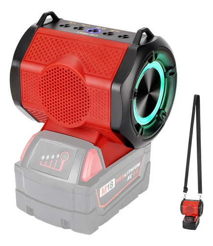 Altavoz Para Batería De Iones De Litio Milwaukee M18 De 18 V