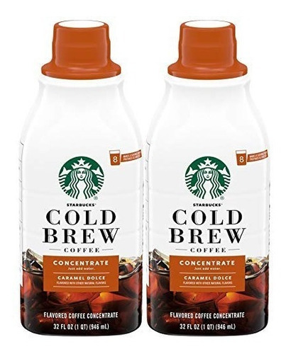 Cafe Starbucks Cold Brew Caramel 2 Piezas 946ml Importado