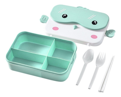 Lonchera Portátil Linda Bento Para Niños Escuela 2/4 Compart