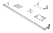 Comprar Juego Accesorios De Baño Toallero Jabonera Portarollo Vaso