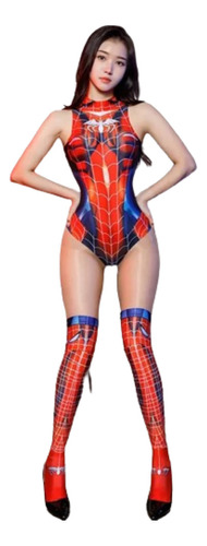 Sexy Traje Spidergirl Body Lenceria Erotica 