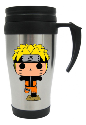 Vaso Viajero Metalico Naruto Art Pop Mugs 