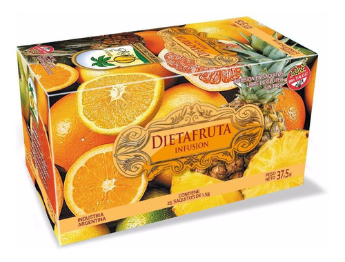 Té Dietafruta Adelgazante Hierbas Del Oasis X 25 Saquitos