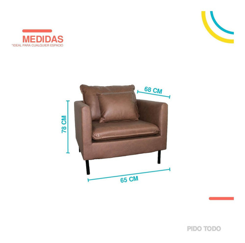 Silla Sillón Oficina Individual Económico Resistente Cojín
