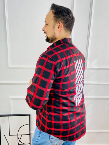 Imagem 5 de 5 de Camisa Masculina Xadrez