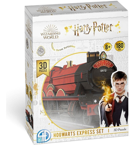 Imagen 1 de 10 de Harry Potter Hogwarts Express Tren Rompecabezas 3d