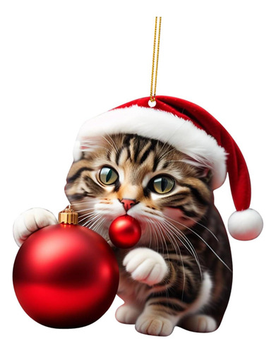 6 Adornos Festivos Para Árboles De Navidad - Juego 6 Piezas