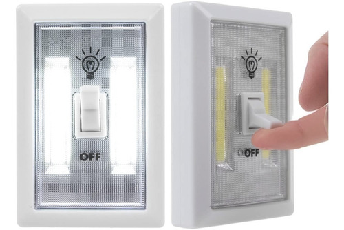 Lampara Led Interruptor Apagador Switch Baterias Adherible