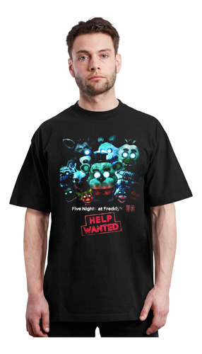 Five Night Freddy - Video Juegos - Help Wanted  - Polera