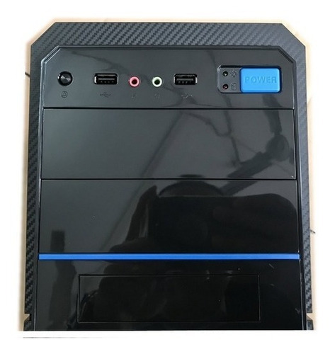 Gabinete Solarmax Cm-5908 Fuente 500w Color Negro