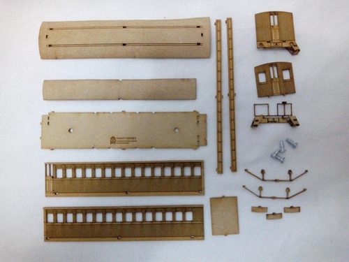 Minitrenes Vagón Coche 781 Ferroclub Argentino Lynch Kit