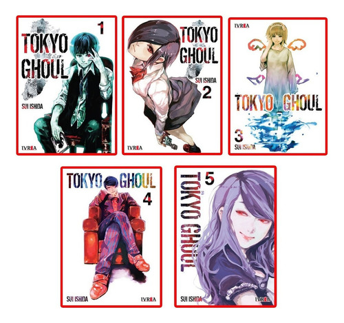 Combo Tokyo Ghoul Vol. 01, 02, 03, 04 Y 05 - Manga - Ivrea