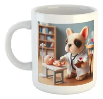 Comprar Taza Ceramica Bulldog Frances Medico Medicina Doctor M1