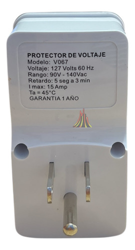 Protector De Voltaje Para Refrigerador Una Sola Toma