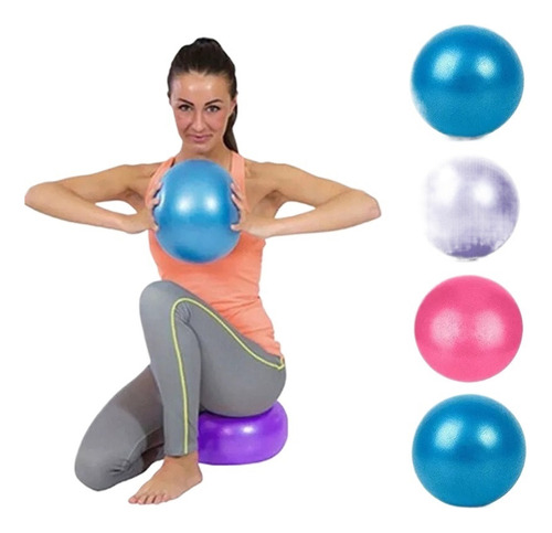 4 Minibolas De Ejercicio, 25 Cm, Pequeña Pelota De Pilates