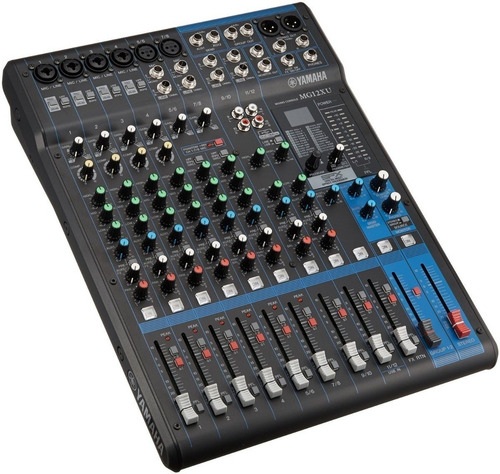 Consola Mixer 12 Canales Con Efectos Y Usb Yamaha Mg12xu