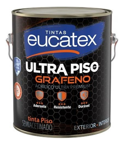 Tinta Piso Ultra Resistente Grafeno Eucatex - Escolha A Cor