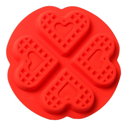 Molde Para Hacer Gofres En Forma De Corazón De Silicona De P