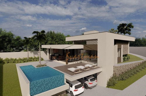 Imagem 5 de 5 de Casa Nova Com 3 Dormitórios À Venda, 253 M² Por R$ 1.600.000 - Swiss Park - Campinas/sp - Ca3687