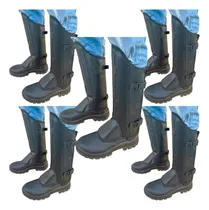 Comprar Kit 5 Caneleiras Perneiras Proteção 3 Talas Roçadeira Cobra