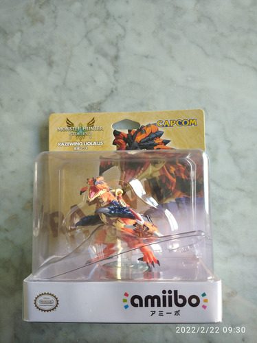 Razewing Amiibo De Monster Hunter Sellado Ulident (Usado)