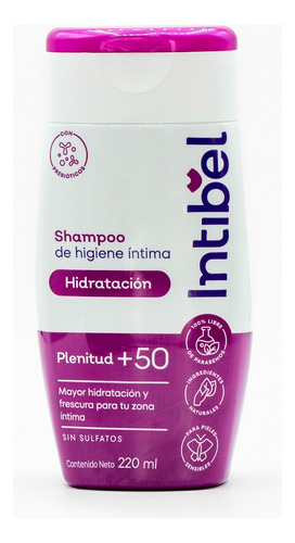 Intibel Shampoo De Higiene Intima 50+ Plenitud 220 Ml