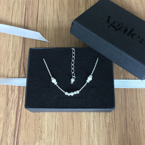 Imagen 8 de 10 de Pulsera Tobillera De Plata .925 Mujer Bolitas Agálea Joyería