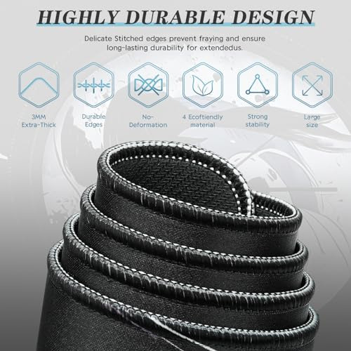 Alfombrilla De Mouse Grande Para Juegos, Lavable