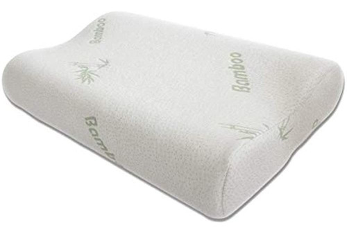 Almohada De Espuma Viscoelástica De Bambú Kimko, Contorno Ce