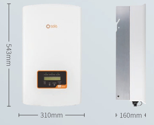 Inversor Solis De 5kw A 220v, 2 Mppt, 2 Fases, Incl. Wifi St