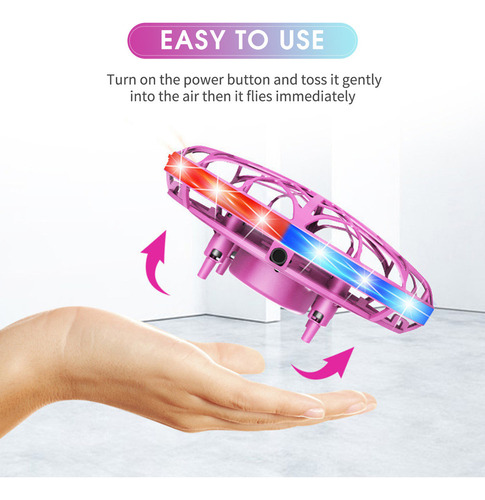 Mini Ovni Com Luzes Led Presente De Brinquedo Voador Abert