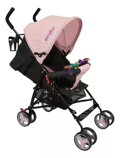 Carriola De Bastón Plegable Para Bebé Kool Baby Car-104 Rosa