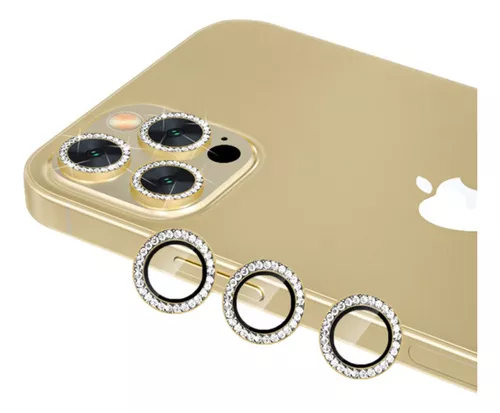 Vidrio Templado Camara Strass Para iPhone 11 Pro 12 Pro Max