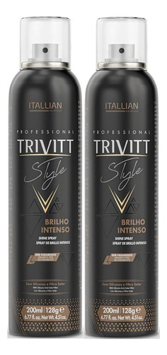 2 Unidades Trivitt Style Brilho Intenso Finalizador 200ml