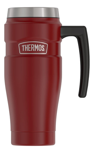 Termo De Acero Inoxidable De Viaje Thermos 16 Onzas Rojo