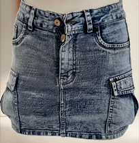 Comprar Falda Corta Jiva Jeans Para Mujer