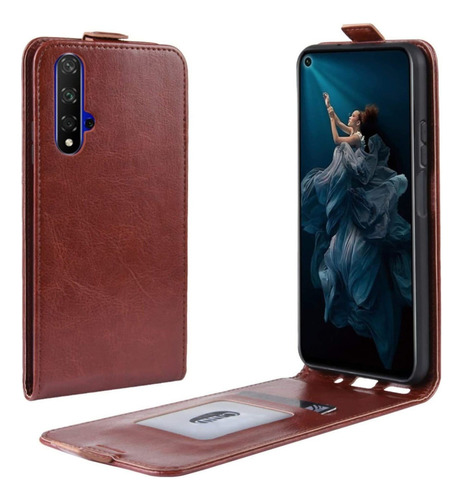 Para Huawei Nova 5t Funda Premium De Cuero Pu Billetera 2246