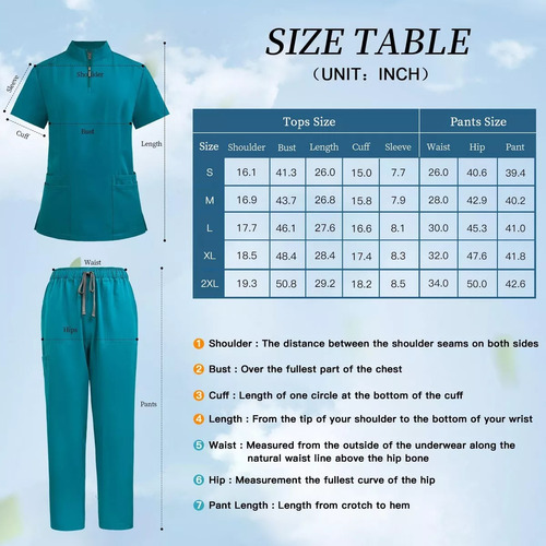 Conjunto De Uniforme Médico De Enfermería Para Mujer