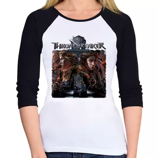 Baby Look Raglan Thronebreaker The Witcher Tales 3/4