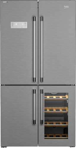 Refrigerador Beko Gn 1416220cx. Con Cava De Vinos. Inverter Color Look inox