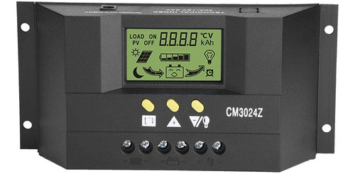 Controlador Carga Solar Dual Usb Pwm Panel Inteligente Lcd