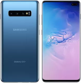 Celular Samsung Galaxy S10+ 128gb 8gb Ram Qhd 2k Azul Con Adaptador Otg