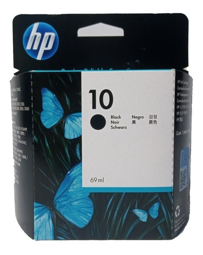 Cartucho Hp 10 Negro Original C4844a Vigente Verificable