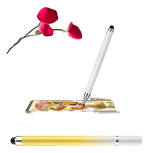 Lápiz Óptico De Doble Cabeza Universal iPad iPhone Tablet