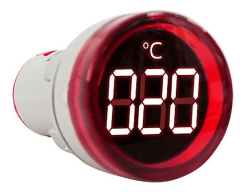 Mini Termometro Ojo Buey Digital Led 220v Baw -20 A 199°c 