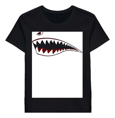 Remera Shark Teeth Nose Art Wwii Military Plane Air 61059961