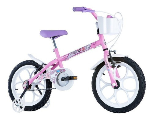 Bicicleta Infantil Aro 16 Track Bikes Pinky