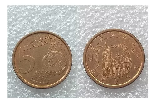 Moneda España 5 Centimos De Euro Año 2000